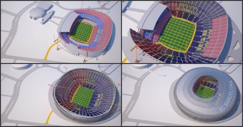 بالصور .. برشلونة يقدم مشروعه لتعديل الكامب نو بالصور .. برشلونة يقدم مشروعه لتعديل الكامب نو