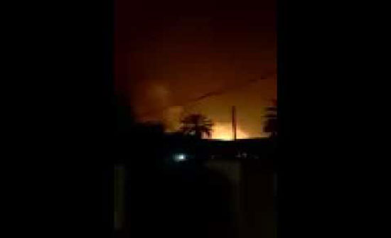 فيديو : سقوط وابل من القذائف على المنطقة الخضراء في بغداد