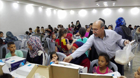 جمعية السافرية تقيم حفل افطار لـ " 200 " طفل يتيم