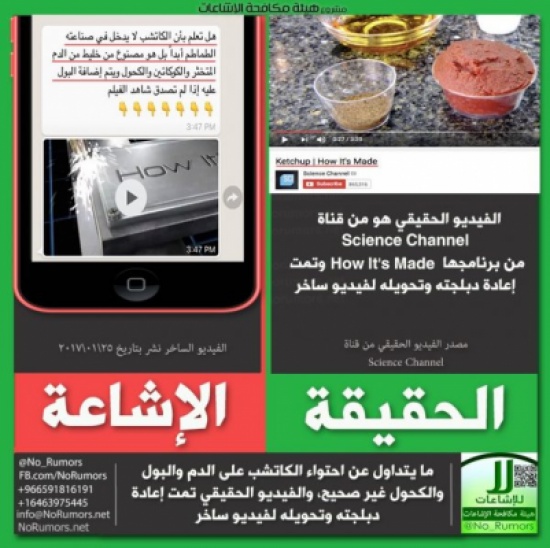 فيديو: كشف حقيقة احتواء الكاتشب على دم وبول وكحول فيديو: كشف حقيقة احتواء الكاتشب على دم وبول وكحول