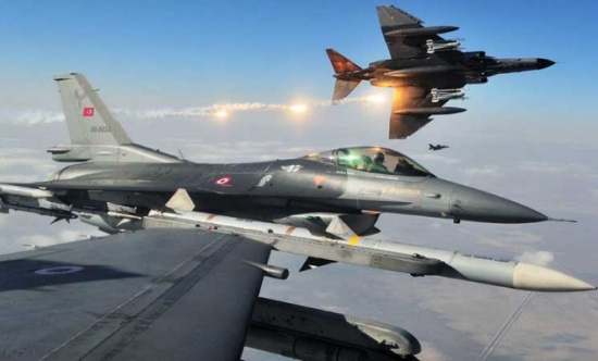 طائرات حربية تركية تدمر مواقع “بي كا كا” شمالي العراق