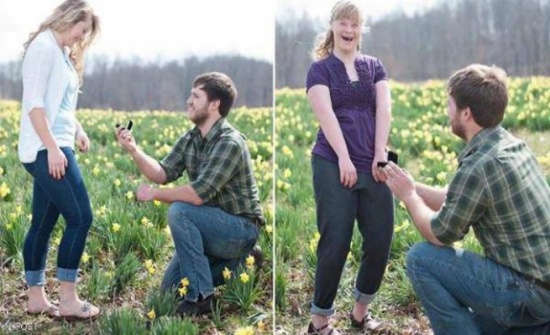 شاب يطلب يد فتاة وأختها!