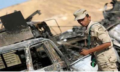 مقتل 3 من قوات الأمن المصرية في تفجير بشمال سيناء