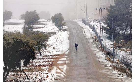 فيديو : كيف يمر المنخفض على الأردن