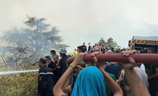 الجزائر: إخماد 43 حريقاً في 20 ولاية خلال 24 ساعة