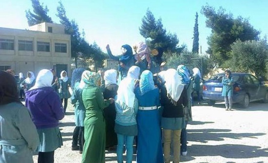 وفد تربوي فلسطيني يزور مدارس اربد