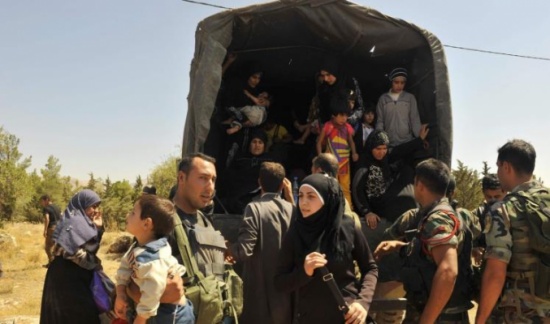 حرس الحدود تستقبل 115 لاجئا سوريا حرس الحدود تستقبل 115 لاجئا سوريا
