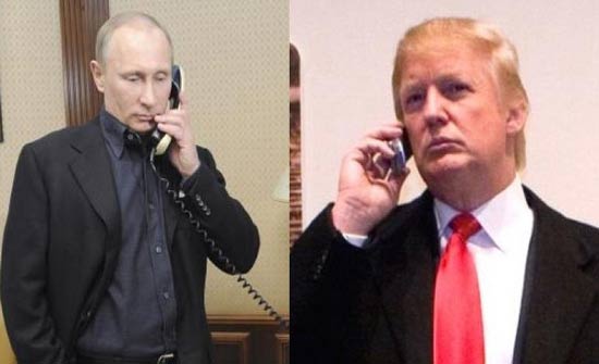 ترامب يهاتف بوتن بعد فوزه بفترة رئاسية جديدة