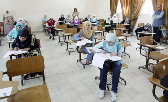 123 الف مشترك في امتحان التوجيهي السبت 123 الف مشترك في امتحان التوجيهي السبت