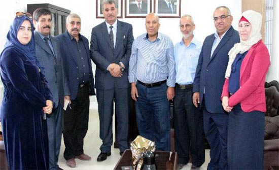 بحث التعاون بين جامعة ال البيت ومجلس محافظة المفرق بحث التعاون بين جامعة ال البيت ومجلس محافظة المفرق
