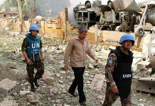 القصف يمنع تسليم الجنود الأمميين بسوريا