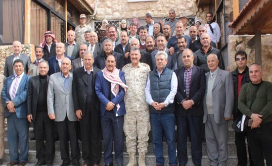 وفد من تجمع إربد للمتقاعدين العسكريين يزور العسكرية الشمالية الباقورة وفد من تجمع إربد للمتقاعدين العسكريين يزور العسكرية الشمالية الباقورة