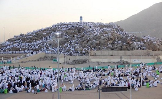 الحجاج الأردنيون يشيدون بمستوى تجهيزات مشعر عرفة الحجاج الأردنيون يشيدون بمستوى تجهيزات مشعر عرفة