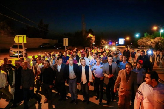 الشونة الجنوبية: وقفة حداد على أرواح شهداء حادثة البحر الميت