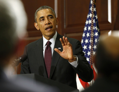 أوباما يلتقي الجربا ويؤكد: بشار الأسد خسر شرعيته كلياً ولا مكان له في مستقبل سوريا