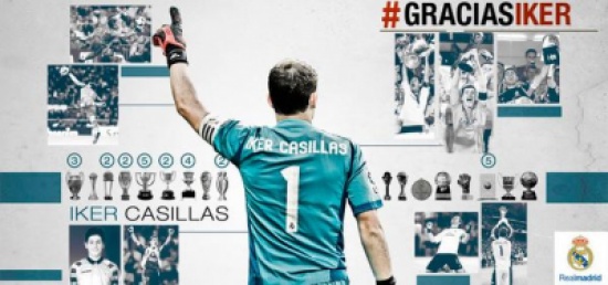 رسمياً: ريال مدريد يعلن رحيل كاسياس إلى بورتو البرتغالي رسمياً: ريال مدريد يعلن رحيل كاسياس إلى بورتو البرتغالي