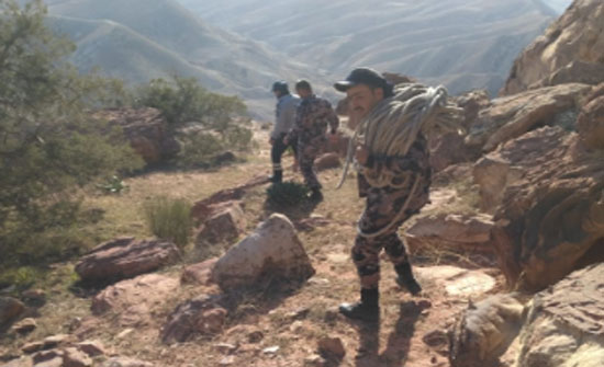 بالصور .. إنقاذ شخصين علقا داخل مقطع صخري بالطفيلة