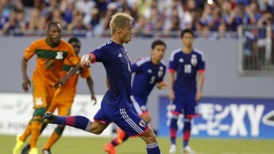 بالفيديو .. هوندا يقود اليابان للفوز على زامبيا ودياً