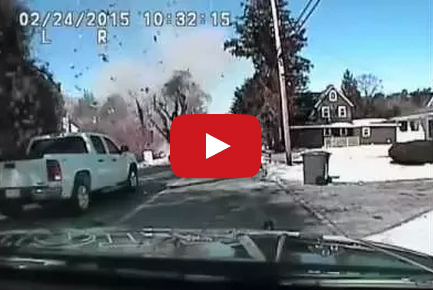 بالفيديو : لحظة انفجار منزل بسبب تسرب للغاز