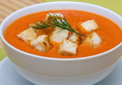 شوربة الطماطم والأرز شوربة الطماطم والأرز