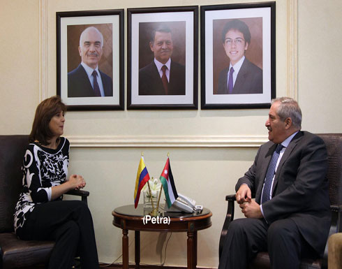 وزير الخارجية يجري مباحثات مع نظيرته الكولومبية