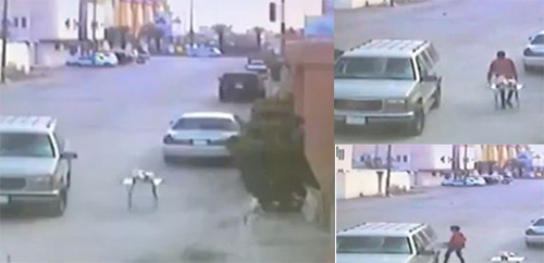 فيديو: سيدة سعودية تضع عند باب منزلها شاي وقهوة للمارة وشباب يسرقونها