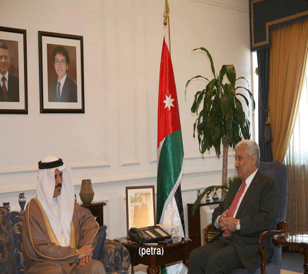 النسور يستقبل وزير التربية والتعليم والتعليم العالي البحريني