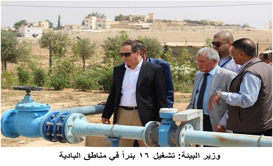 وزير البيئة: تشغيل 16 بئراً في مناطق البادية