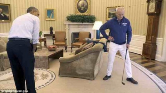 كوميدي يهزم أوباما بالغولف في مباراة بالصالون البيضاوي