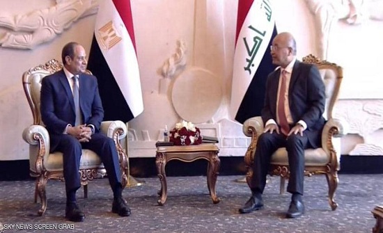 زيارة تاريخية.. السيسي أول رئيس مصري في العراق منذ 30 عاما زيارة تاريخية.. السيسي أول رئيس مصري في العراق منذ 30 عاما