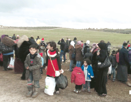 حرس الحدود يستقبل 4288 لاجئا سوريا خلال 24 ساعة