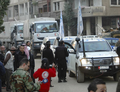 الأمم المتحدة محبطة بسبب هجوم على قافلة مساعدات بسوريا