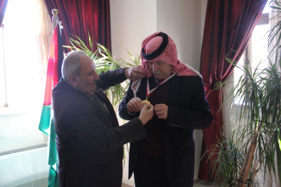 نائب رئيس جامعة آل البيت في العراق يلتقي الدكتور ابو عرابي