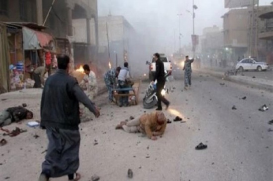 31 قتيلا و133 جريحًا في بغداد إثر انفجار 10 سيارات مفخخة 31 قتيلا و133 جريحًا في بغداد إثر انفجار 10 سيارات مفخخة