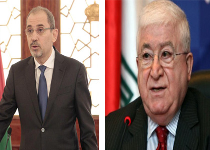 الرئيس العراقي يستقبل الصفدي الرئيس العراقي يستقبل الصفدي