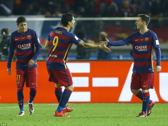 لاعبو برشلونة يهيمنون على جوائز مونديال الأندية الفردية لاعبو برشلونة يهيمنون على جوائز مونديال الأندية الفردية