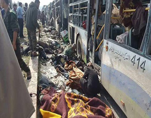 100 قتيل وأكثر من 500 جريح بتفجير استهدف منطقة الراشدين في حلب 100 قتيل وأكثر من 500 جريح بتفجير استهدف منطقة الراشدين في حلب