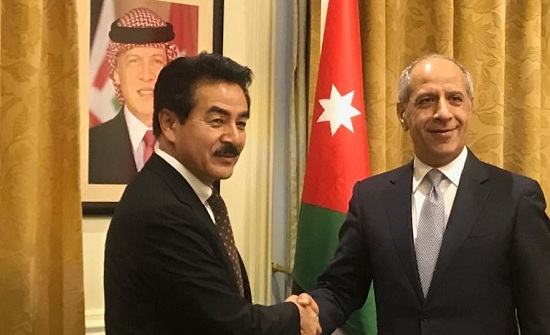 أمين عام الخارجية يلتقي وزير الدولة للشؤون الخارجية الياباني