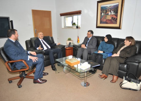 وفد من مؤسسة الكويت للتقدم العلمي يزور الجامعة الألمانية الأردنية