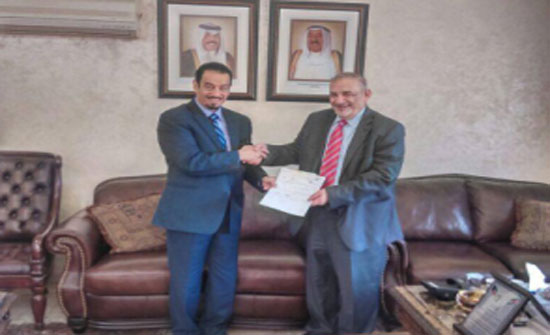 تبرع كويتي للطلبة المحتاجين في الجامعة الهاشمية تبرع كويتي للطلبة المحتاجين في الجامعة الهاشمية