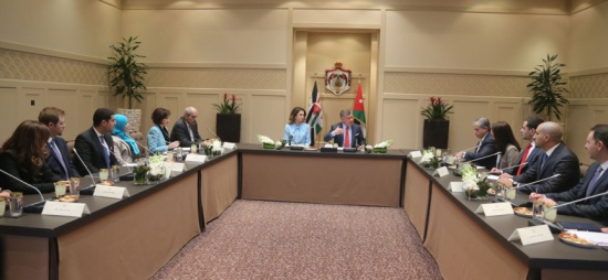 الملك خلال لقاء رياديين اردنيين :  أنني فخور جدا عندما أرى جيلكم يلعب دورا مهما