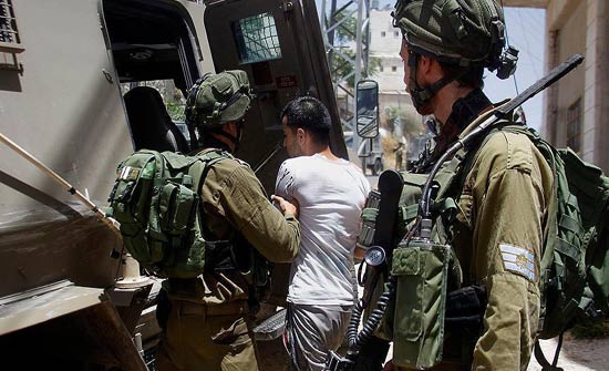 الاحتلال يعتقل 14 فلسطينيا الاحتلال يعتقل 14 فلسطينيا