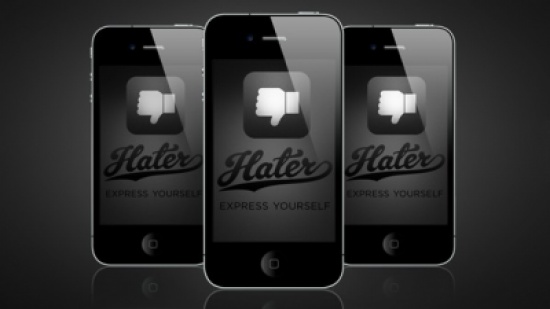 إطلاق تطبيق " Hater " لمشاركة ما يكرهه المستخدمون إطلاق تطبيق " Hater " لمشاركة ما يكرهه المستخدمون