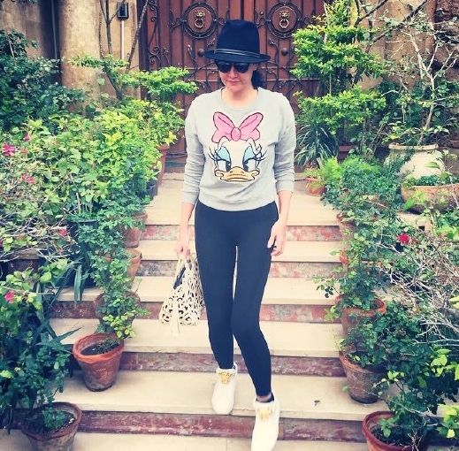 بالصور: غادة عبد الرازق نحيفة أكثر من أي وقت مضى