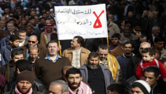 عمان: وقفة احتجاجية رفضا لشراء الغاز الاسرائيلي