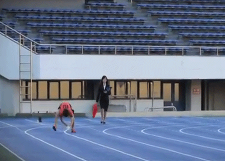 الجري على أربعة