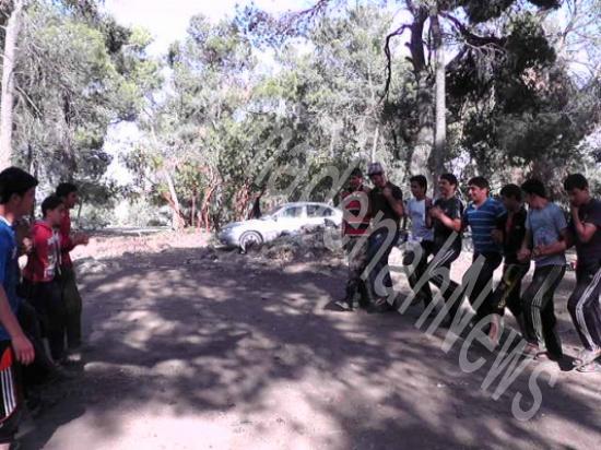 بالصور .. افتتاح مخيم كشفي في دبين