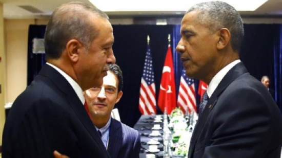 أوباما يقترح على اردوغان تعاوناً مشتركاً خاصاً بمدينة الرقة السورية أوباما يقترح على اردوغان تعاوناً مشتركاً خاصاً بمدينة الرقة السورية