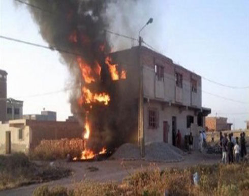 نشوب حريق في منزل بجرش نشوب حريق في منزل بجرش