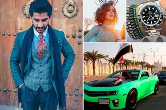 بالصور: رغم الحرب.. أبناء أغنياء العراق يتباهون بحياتهم الفخمة